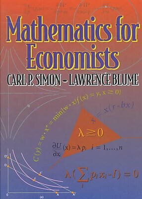 carl simon and lawrence blume mathematics for economists